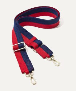 The Crossbody Strap - Navy and Red