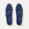 The Double Buckle Mary Jane - Blue Mesh