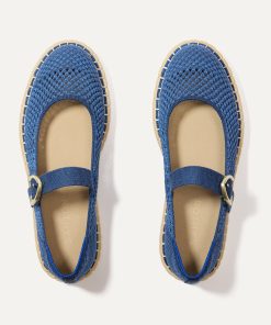 The Espadrille Mary Jane - Blue Breeze