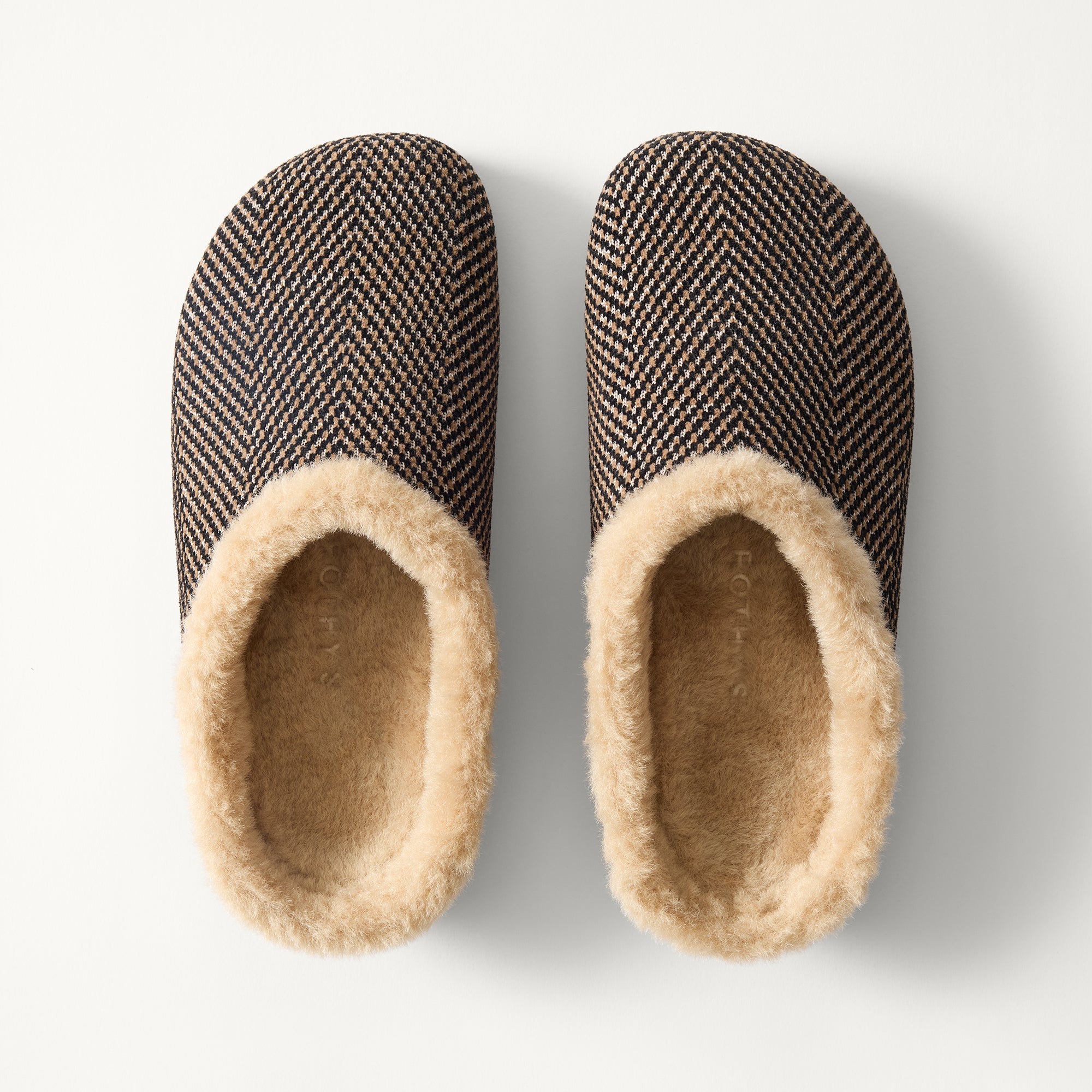 The Après Clog - ReVelvet™ Slate Herringbone