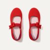 The Kids Tux Bow Mary Jane - Bright Red