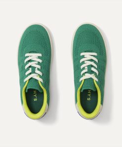 The Kids Stretch Sneaker - Emerald Pop
